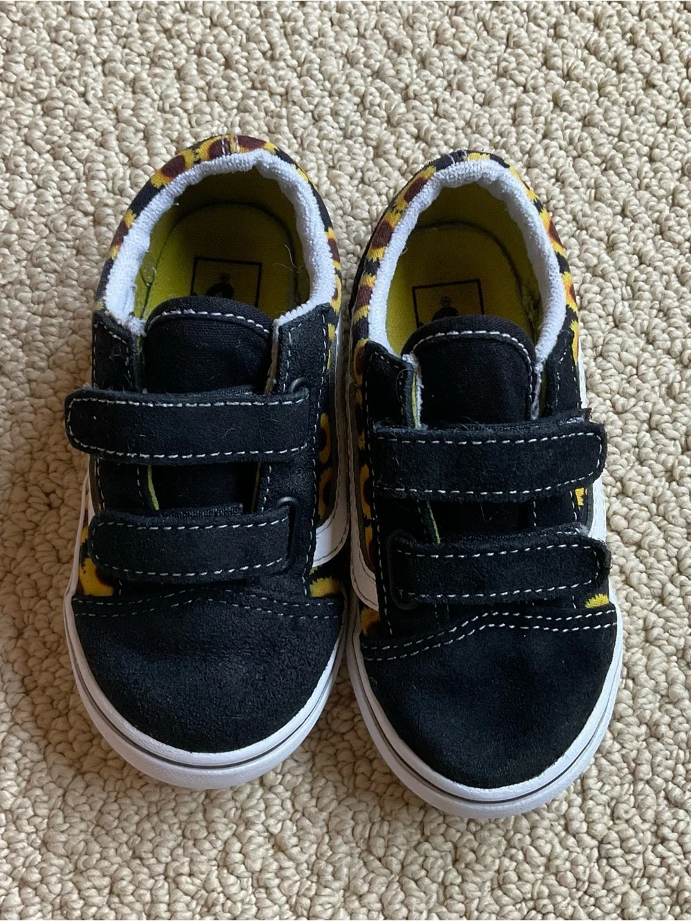 Toddler’s Vans Sunflowers Sneakers Size 9